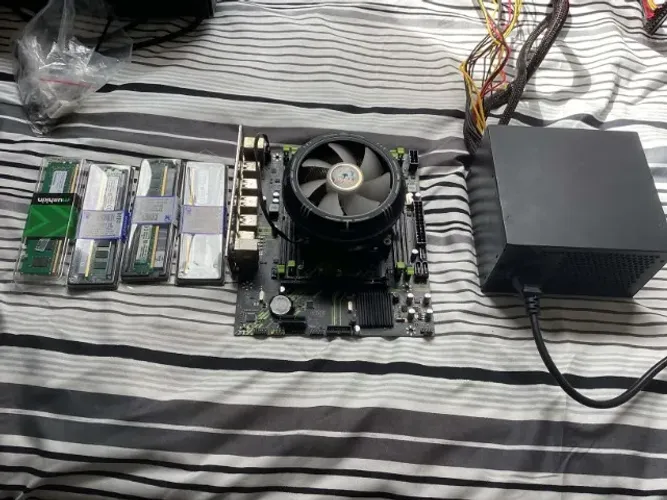 kit placa mãe x99 com fonte 500w 2 pentes de 4gb ddr4 e 2 pentes ddr3 8gb (Vendo separada)