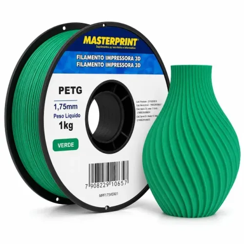 Filamento PetG verde Masterprint