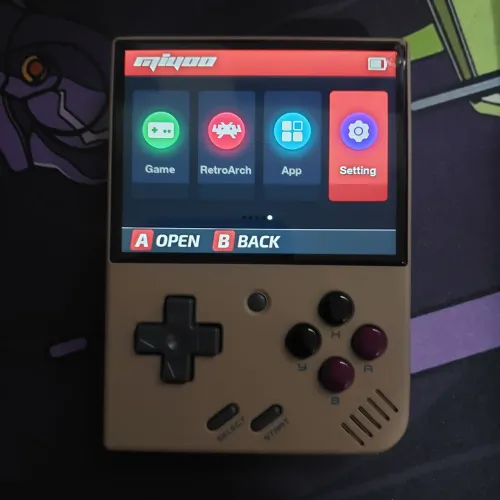 Miyoo mini plus - pequeno dano tela
