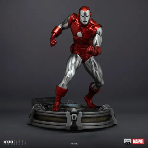 Iron Man Red & Chrome Marvel Comics 1/10 Iron Studios