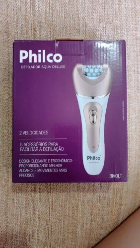 Depilador Philco Aqua Deluxe - 2 velocidades+acessórios