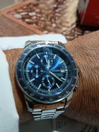 Relógio Citizen cronógrafo revisado cx 40mm