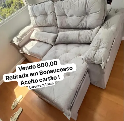 Sofá retrátil 2,10cm