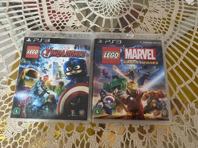 Lego Avengers E Marvel Super Hero Ps3 Mídia Física Completos (Usado)
