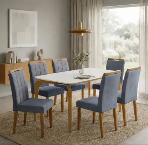 Conjunto de Jantar Cristal 4 Lugares