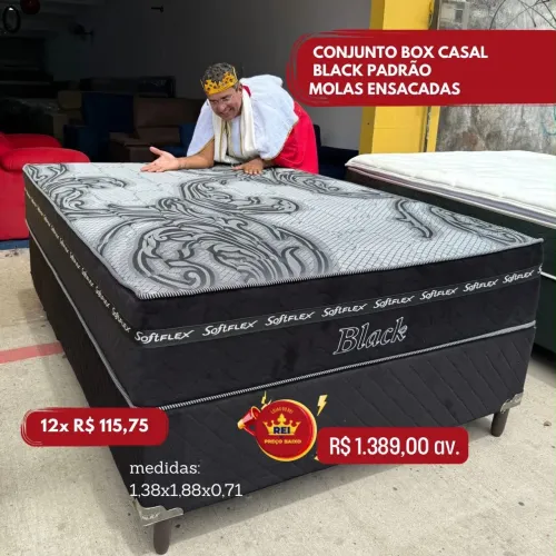 Cama Casal Molas Ensacadas R$ 1.389,00 à Vista | Frete Grátis + 12x Sem Juros
