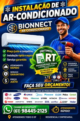 Instalação de Ar Condicionado em Brasília