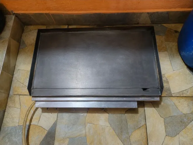 Chapa de hambúrguer 80x45