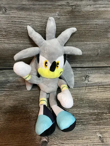 Pelúcia Sonic Silver the Hedgehog