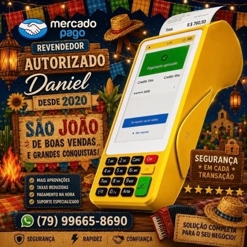 Máquina de Cartão Mercado Pago 