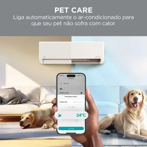 Ar Condicionado Split Midea Inverter 127v 12.000 BTUs com IA Lacrado na Caixa