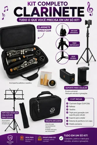Clarinete + Kit