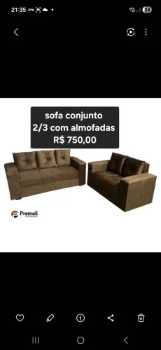 sofá conjunto aceitamos ofertas pode pedir descontos para a vendedora