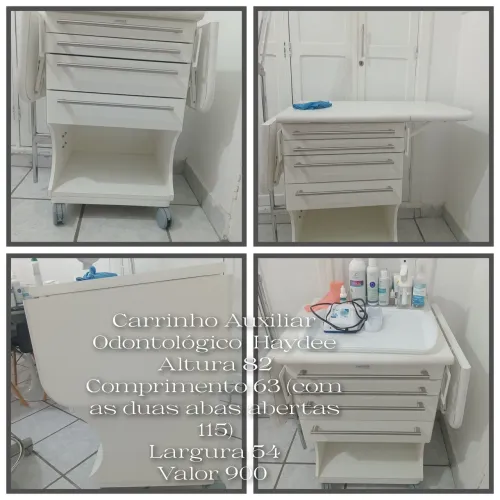 Carrinho Auxiliar Odontológico Haydee