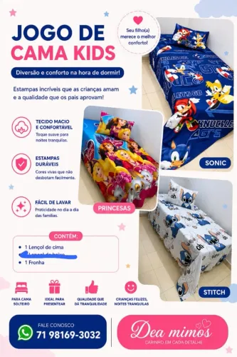 Lençol kids