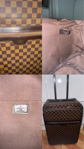 Mala Louis Vuitton Pégase 55 Damier Ébène Original - Oportunidade
