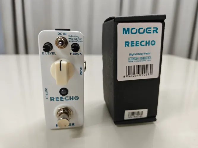 Mini Pedal de Guitarra Mooer Reecho Digital Delay ZERO NA CAIXA