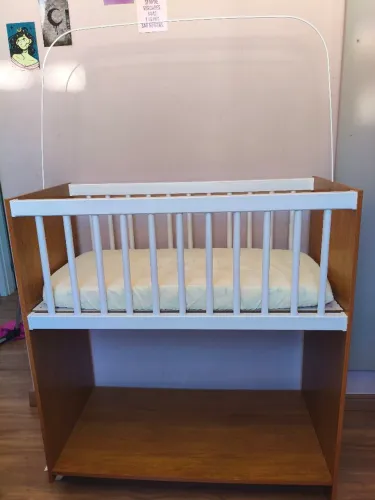 Mini Berço + 3 lençóis 