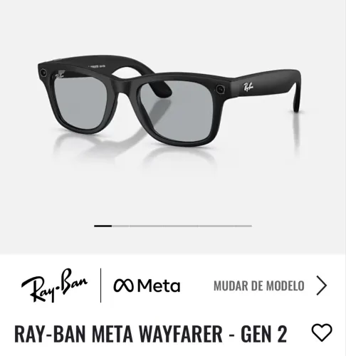 Óculos Ray ban Meta gen 2