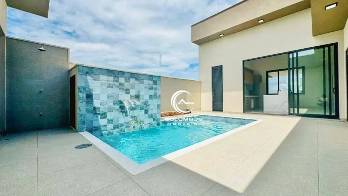 Casa inteligente à venda no Dona Maria Cândida, Indaiatuba. 195m², 3 suítes, automação, pi