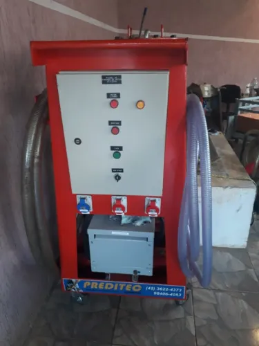 unidade filtragem móvel 100 lts por minuto hydac, com filtro gigante, inversor e trafo