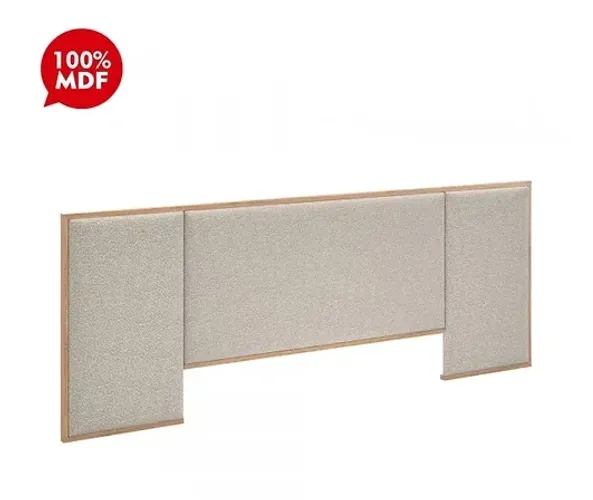 Cabeceira de Casal Concept 1.58 C/2 Paineis Laterais Estofada -Robel