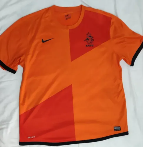 Camisa Holanda Laranja Nike Original KNVB Dri-Fit Seleção Holanda