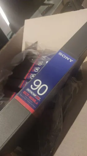 CAIXA COM 10 FITAS BETACAM 90 MINUTOS