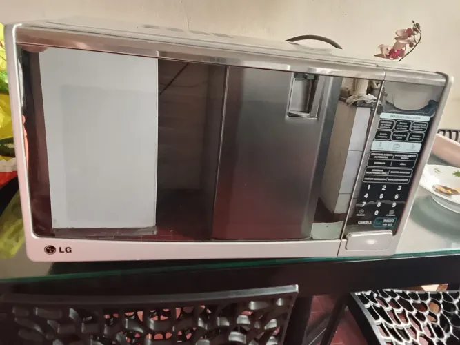 Microondas com defeito