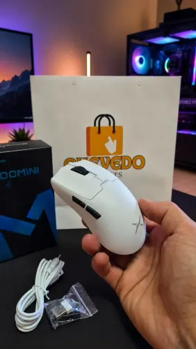 Mouse gamer delux m800 mini white NOVO