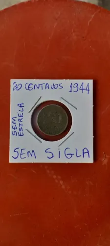 Moeda 20 centavos sem SIGLA