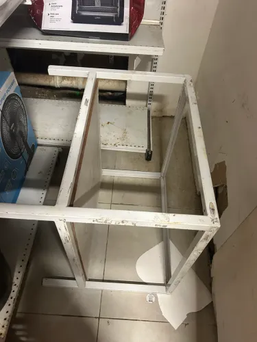 Expositor de mesa de vidro pequenas