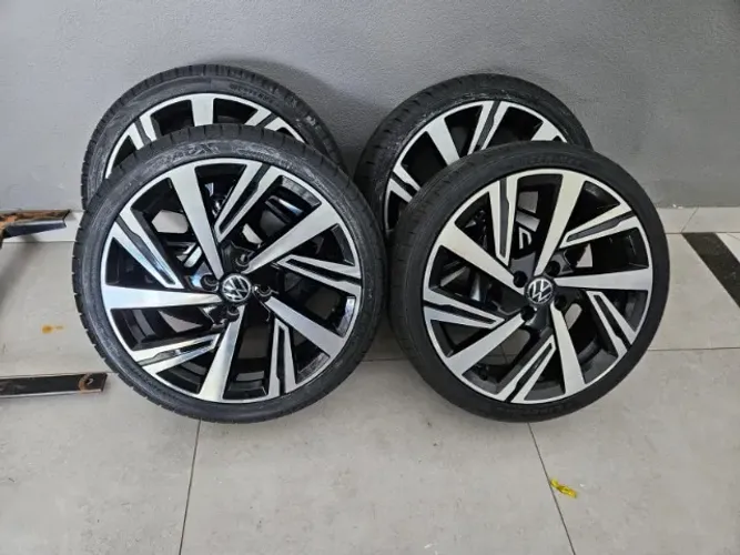 Rodas aro 17" NOVAS Furação 4x100 + Pneus 195/40/17