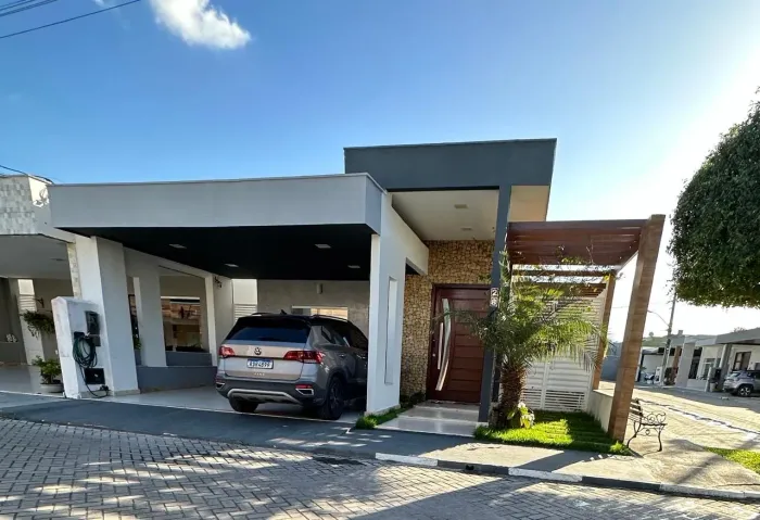 Casa de esquina mobiliada no condomínio Portinari SIM