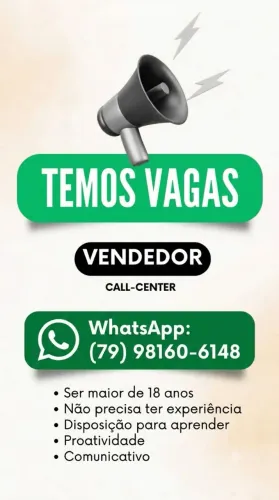 Vaga de Emprego de Call Center
