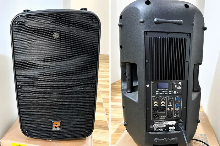 Caixa Acústica Ativa Bi-Amplificada Staner SR315A.
