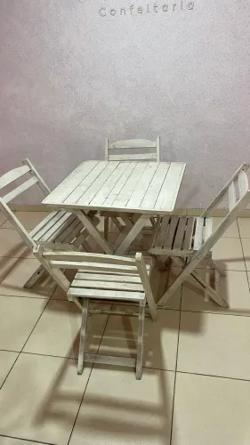 Mesa dobrável 70x70