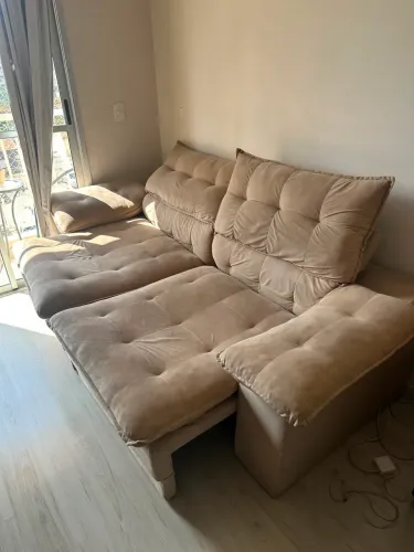 Sofá retrátil 4 lugares