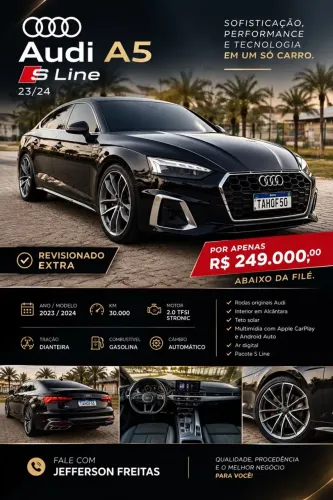 Audi A5 Sportback S-line 2.0 TFSI S-tronic 2024