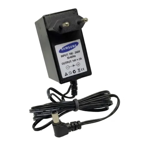 Fonte Carregador para Monitor Compatível Samsung 14V 3A 42W Plug L Bivolt