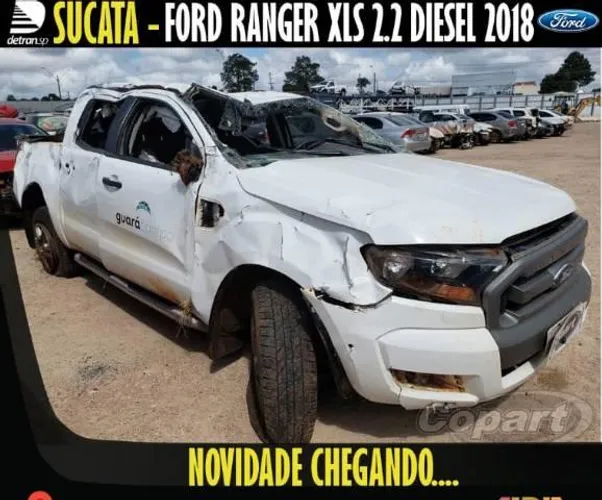 Sucata Ford Ranger 2.2 Diesel 2018 ...peças