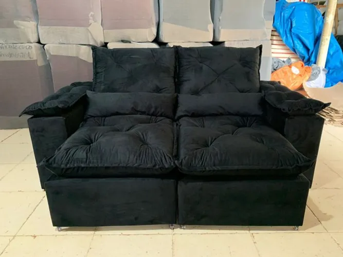 Sala sofá retrátil e reclinável