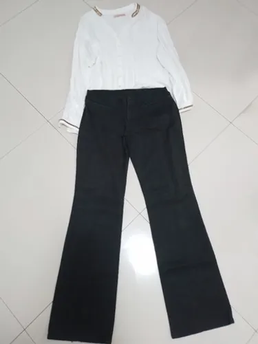 Camisa Feminina Branca Bordada 
