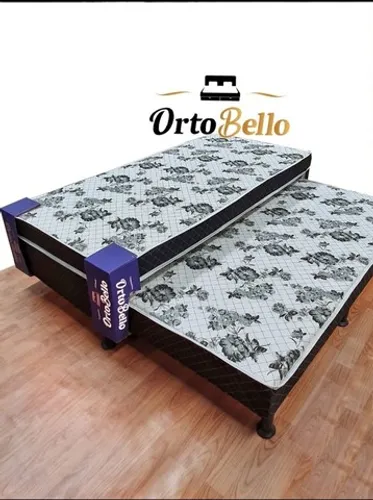 Bicama Box Ortopédica Solteiro com Auxiliar Ortobello