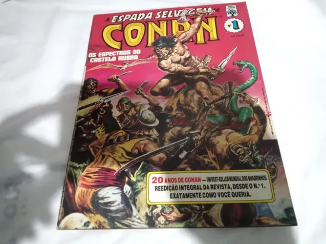A Espada Selvagem de Conan número 1 (reedição) Editora ABRIL