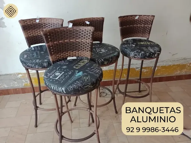 Banquetas, pague somente na entrega