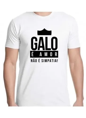 Camisa Manga Curta Galo é Amor GG