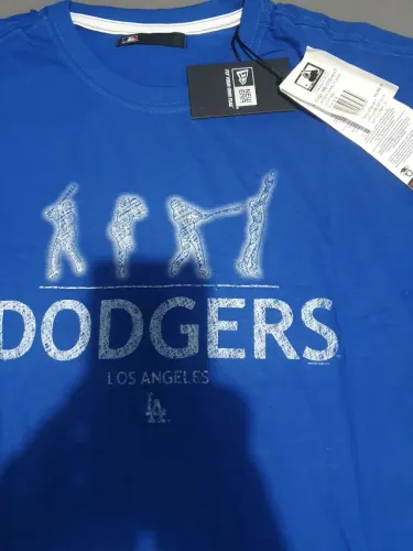 Camisa New Era Original Baseball Dodgers tam G Nova Zerada na etiqueta 
