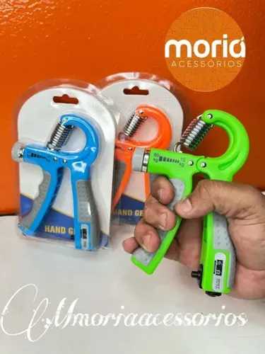 Hand Grip Com Mola Ajustável De Força 5 A 60kg Fisioterapia