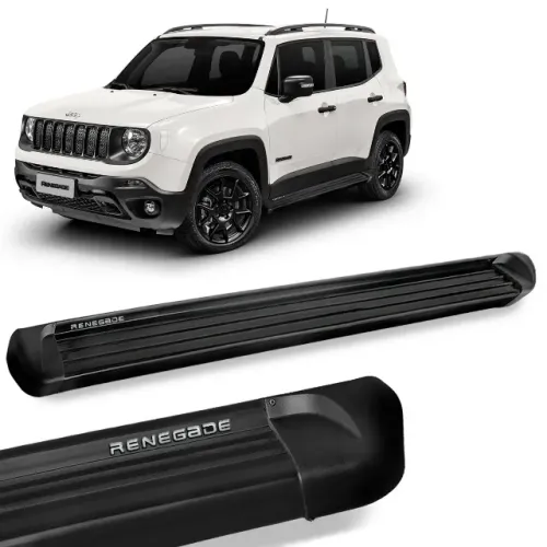 Estribo Jeeo Renegade - Alumínio Preto - CK910